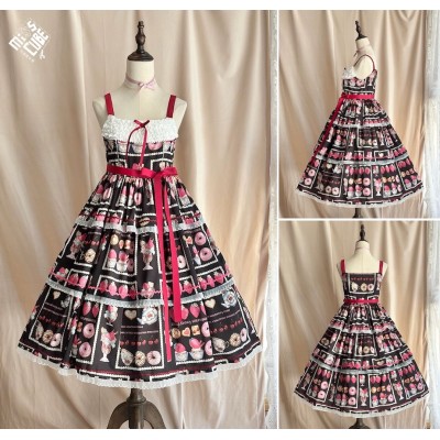 Miss Point Parfait Strawberry Tea JSK(Reservation/3 Colours/Full Payment Without Shipping)